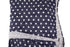 Dark Blue and Heather Gray Polka Dot Brushed Sweater Knit Fabric by the yard OSK01013R